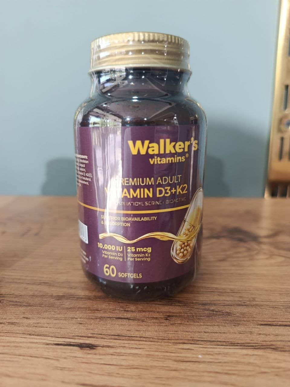 Walkers Vitamin D3 K2 10000 ui 1