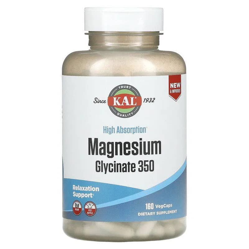 KAL MAGNESIUM GLYCINATE 350 160vegcaps 1
