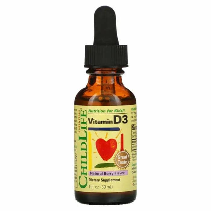 ChildLife Essentials, Vitamin D3, Natural Berry, 12.5 mcg (500 IU), 1 fl oz (30 ml) 1
