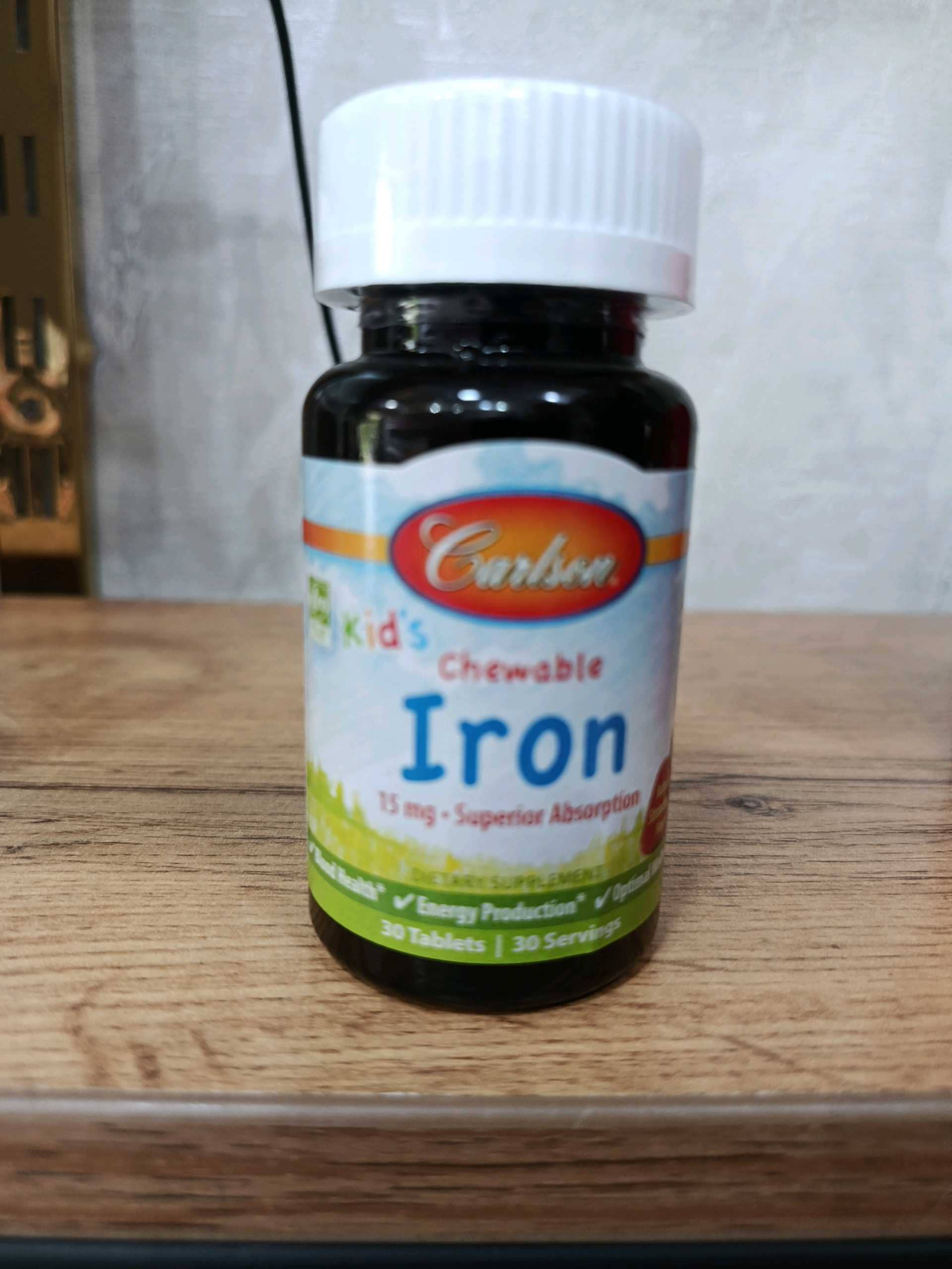Carlson chewable Iron Kids 1