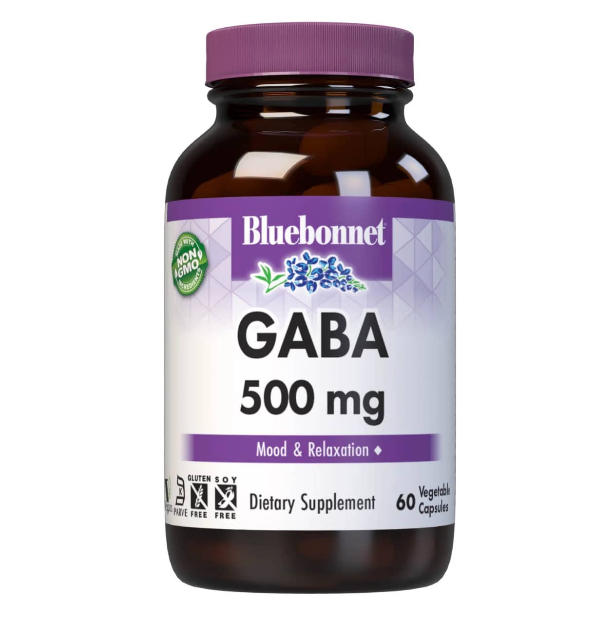 Bluebonnet GABA 500 mg 60 cap 1