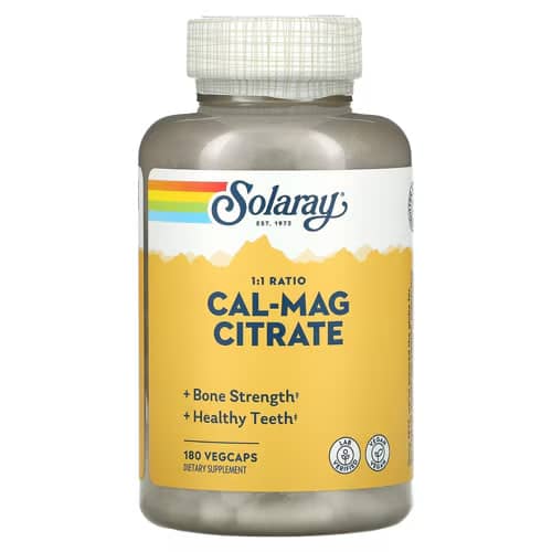 Solaray Cal Mag citrate 180 vcap 1