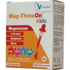 VITASSO  Mag-ThreeOn Kids  Magnezyum      30 ml