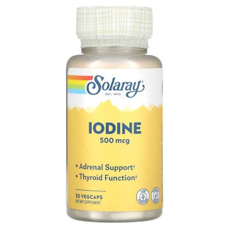 Solaray IODINE   500mcg    30vegcaps