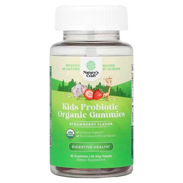 Kids Probiotic Gummies, 30ct Natures Craft