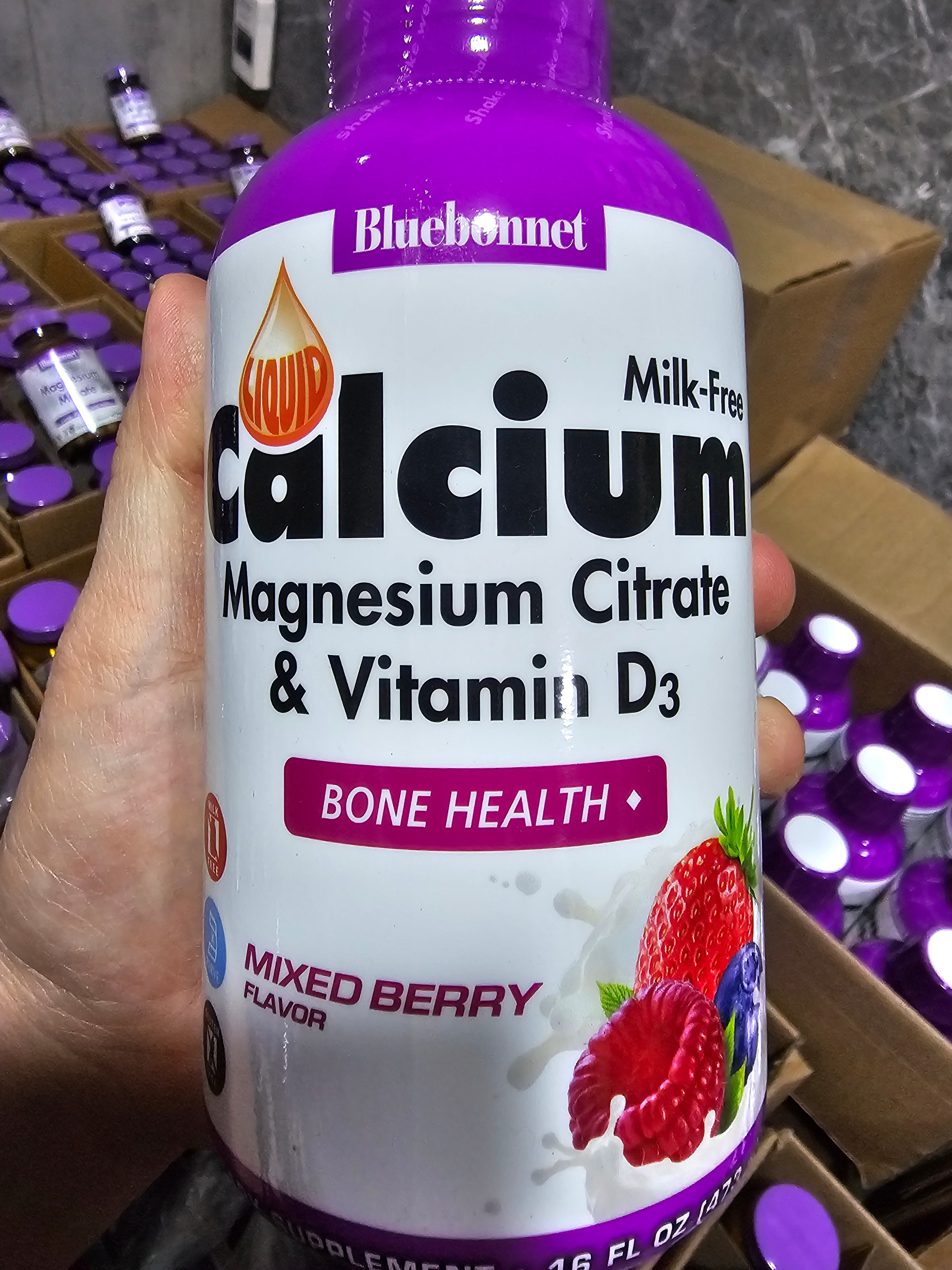 BlueBonnet Calcium Magnesium Citrate&Vitamin D3 mixed berry flavour