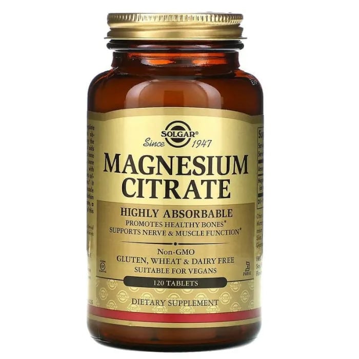 Solgar magnesium citrate 120 tab