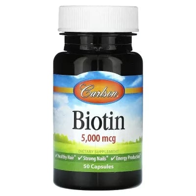 Biotin 5mg  50 Capsules