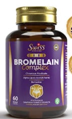 Swiss Bork,  Bromelain Complex, Herbal Resistance Support 60 Vegan Capsules