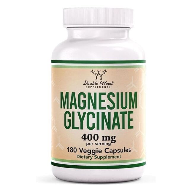 Double Wood MAGNESIUM GLYCINATE 400 mg 180 vegcaps