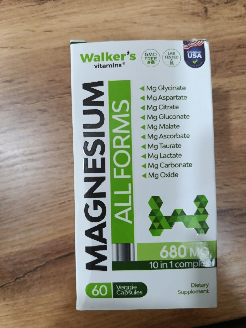 WALKERS MAGNEZIUM ALL FORMS 680MG 60CAP