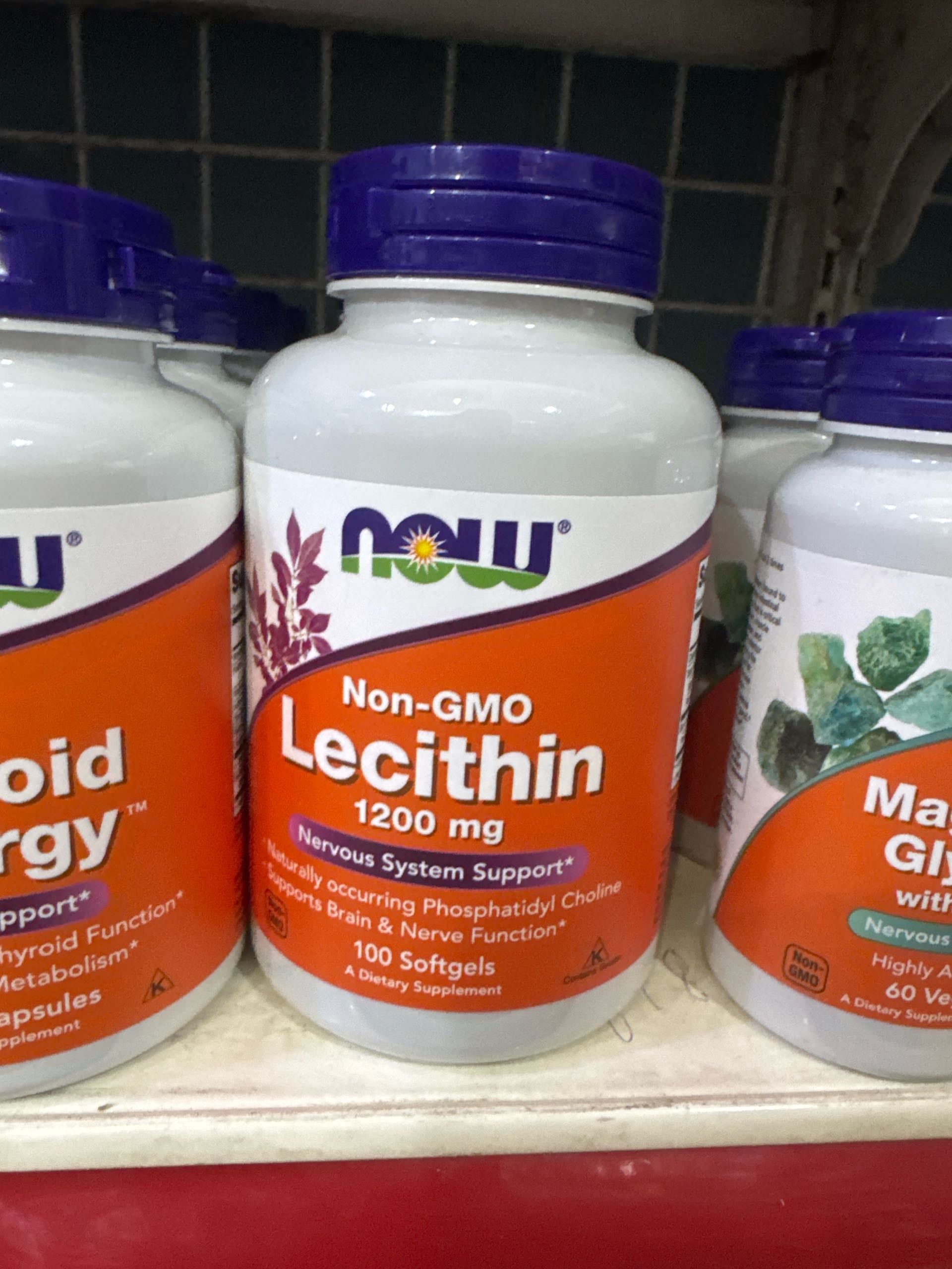 NOW LECITHIN 1200mg  100 SGELS