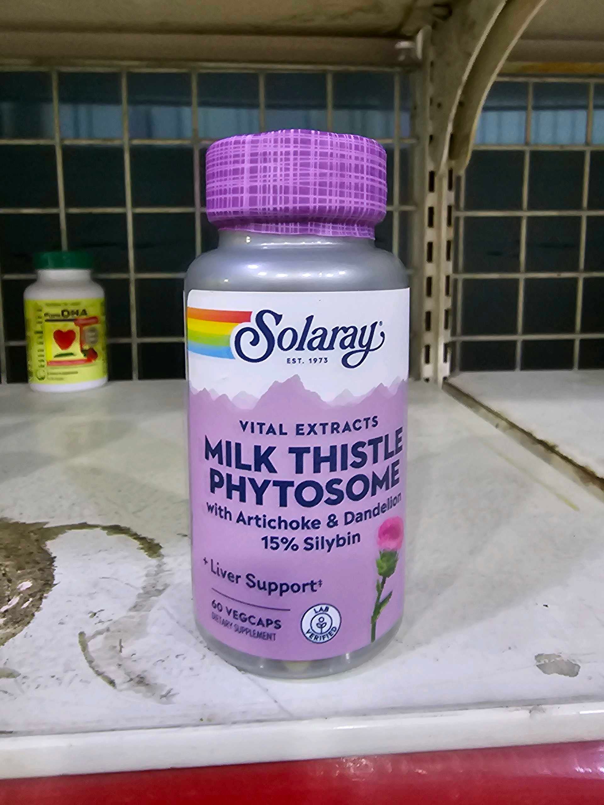 Soloray Milk Thistle with Artichoke&Dandelion 60 vcaps