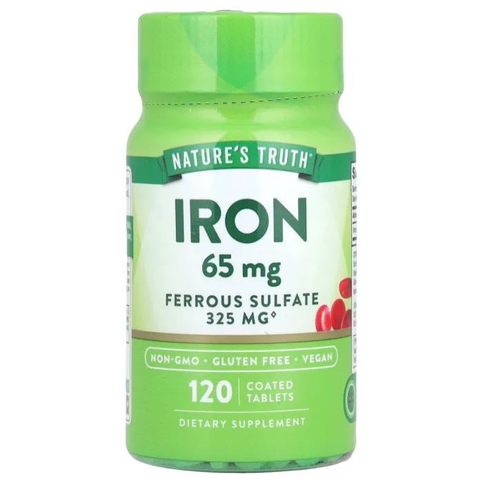 natures  truth iron 120 tab