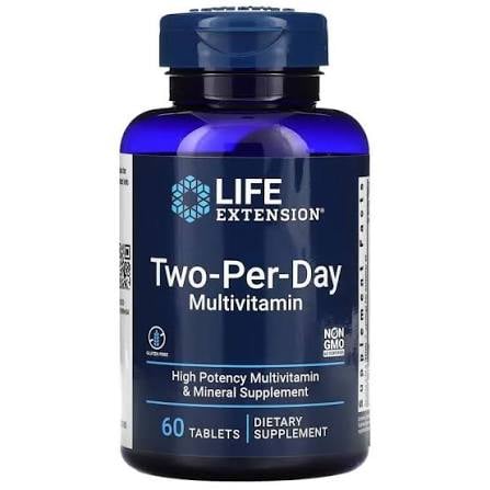 Life Extension Two-Per-Day Multivitamin 60 tab