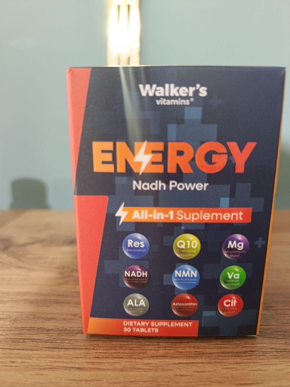 WALKERS ENERGY  NADH POWER 30TAB