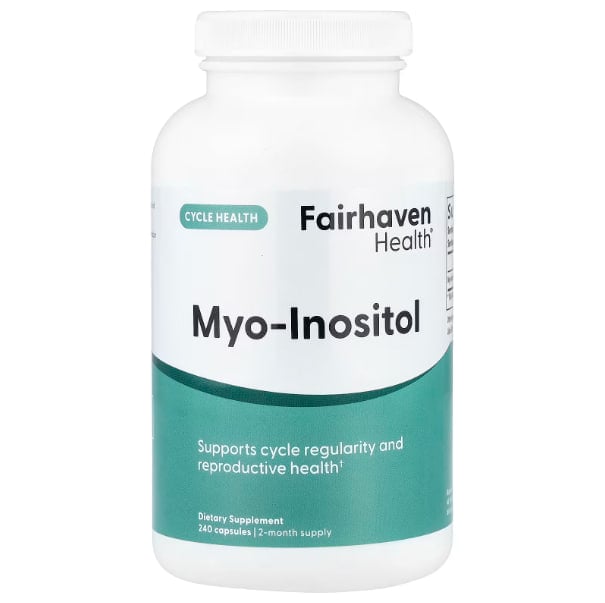 Fairhaven Health, Myo-Inositol, 120 Capsules (500 mg per Capsule)
