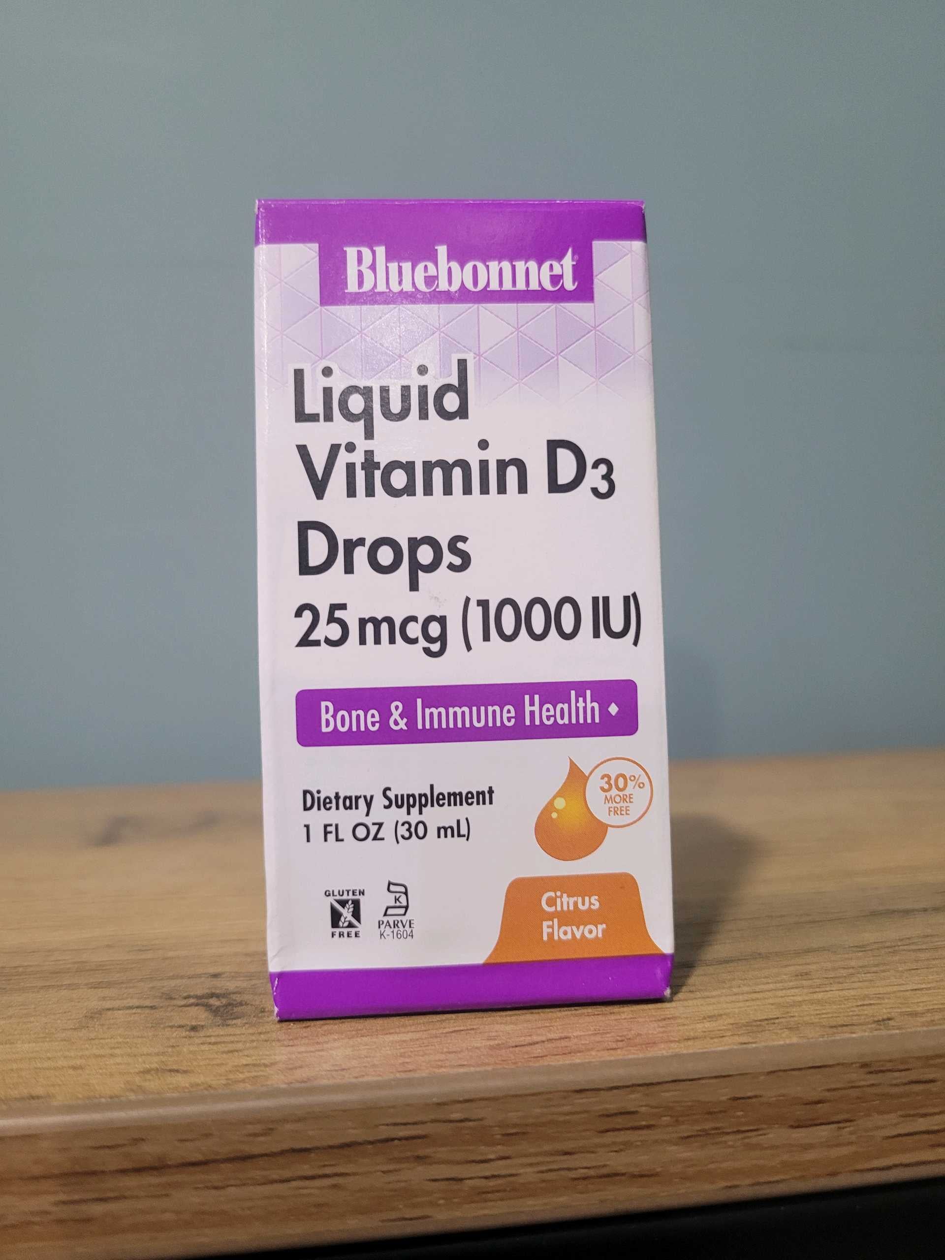 BLUEBONNET LIQVID VITAMIN D3 DROB 1000 IU