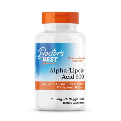 Doctor's Best, Alpha-Lipoic Acid 600, 600 mg, 60 Veggie Caps