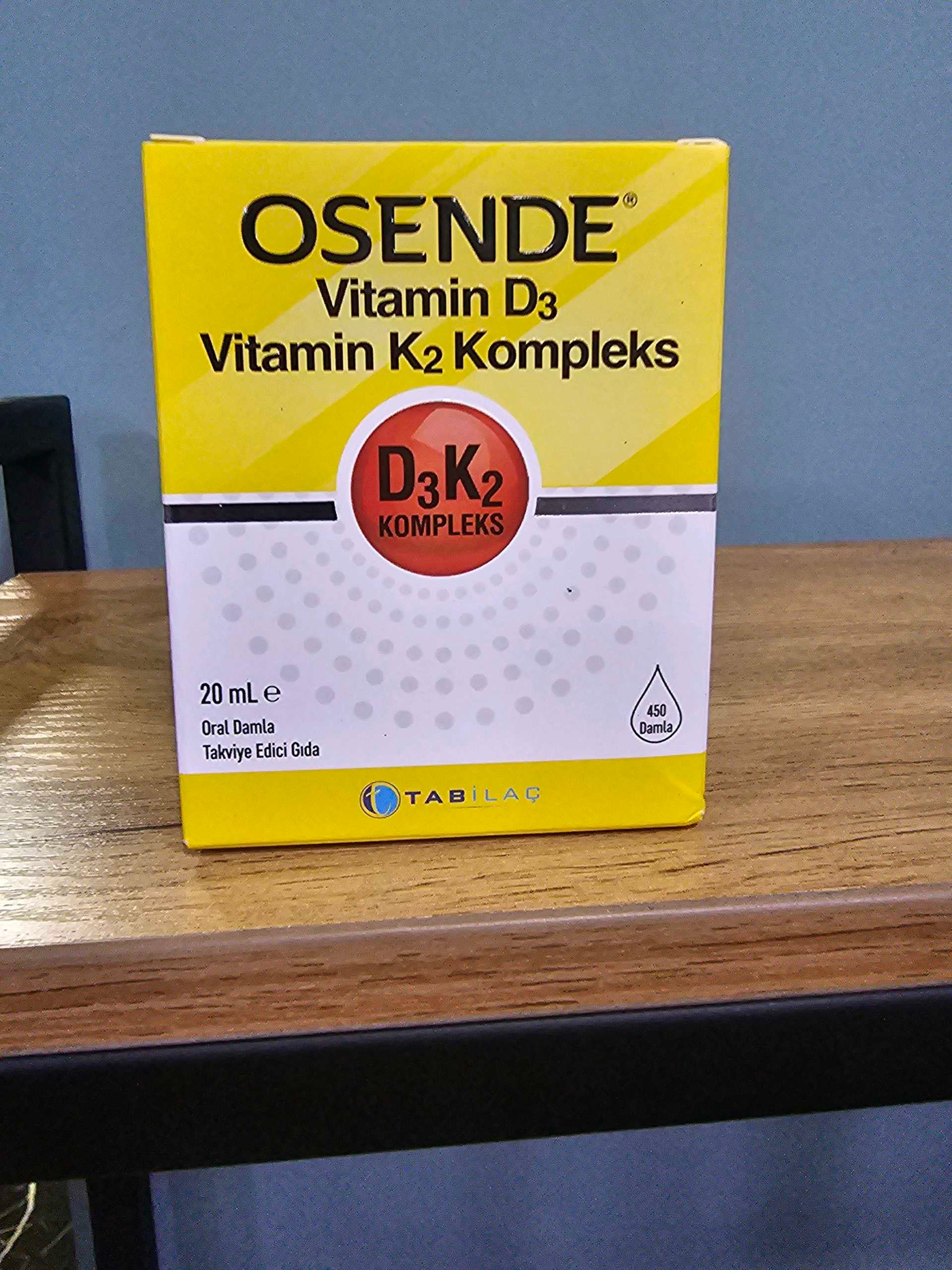 Osende Vitamin D3+K2 Complex