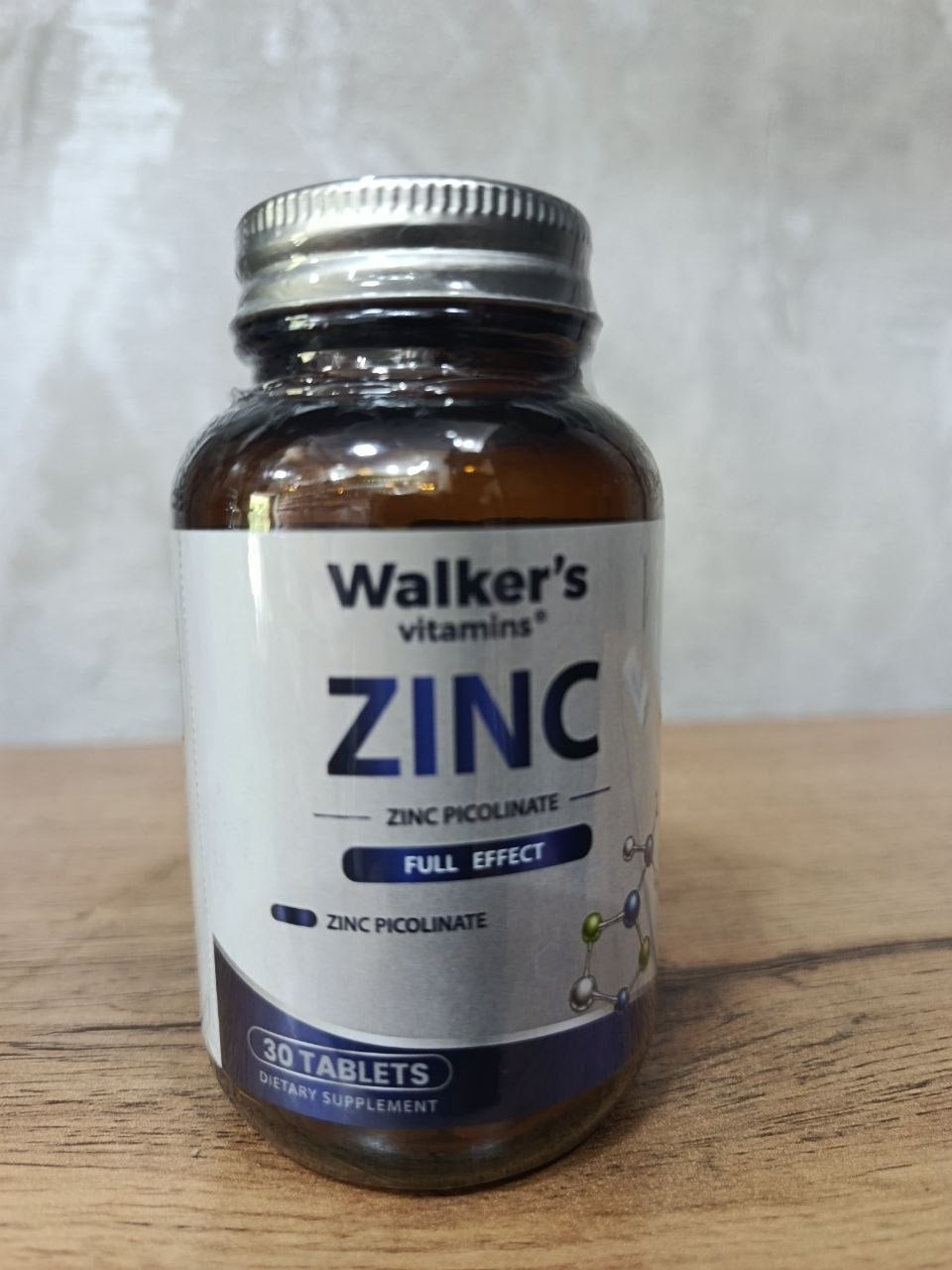 WALKERS ZINK PIKOLINAT 30CAP