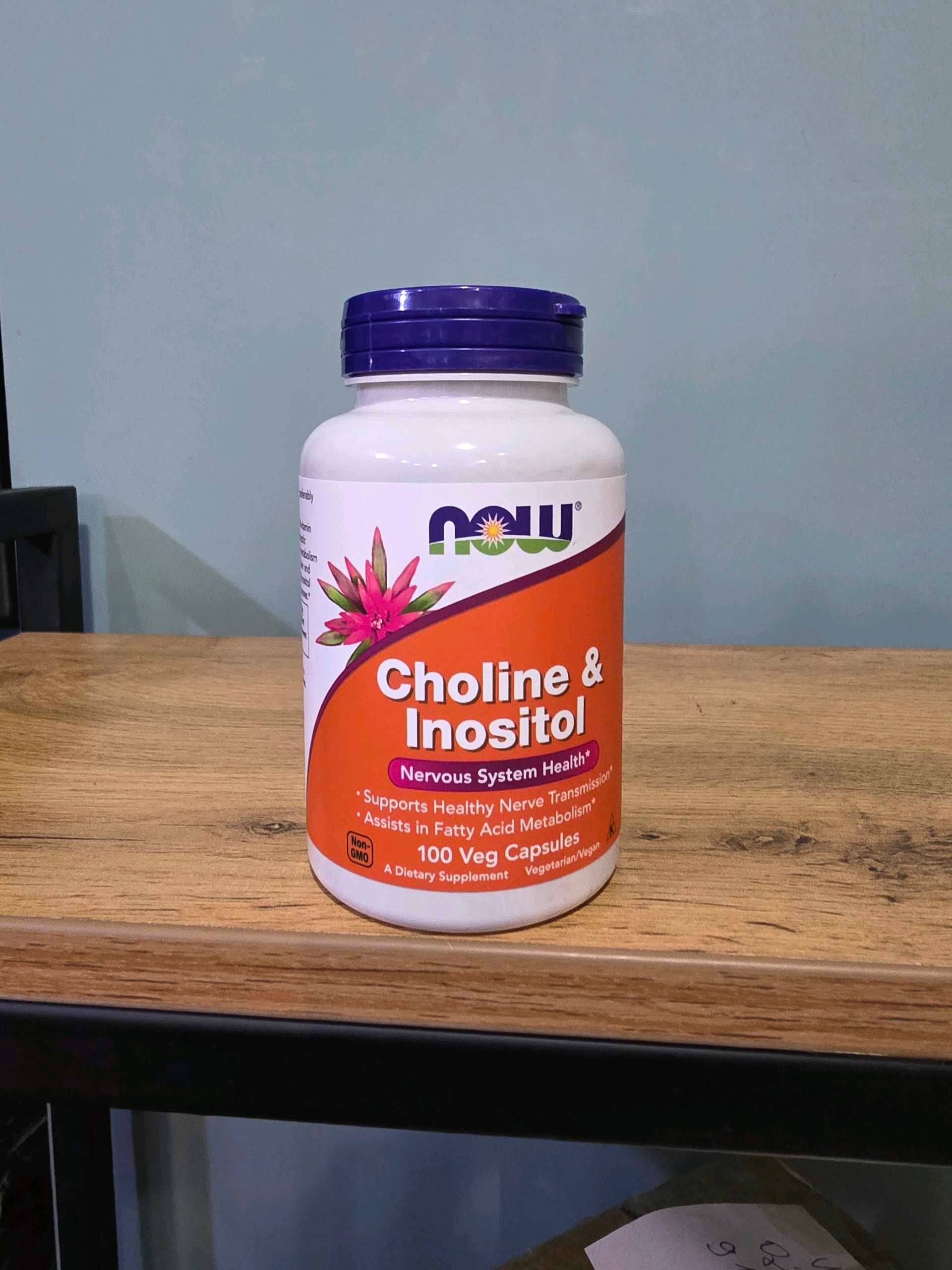 NOW FOODS CHOLINE INOSITOL 250/250MGLS