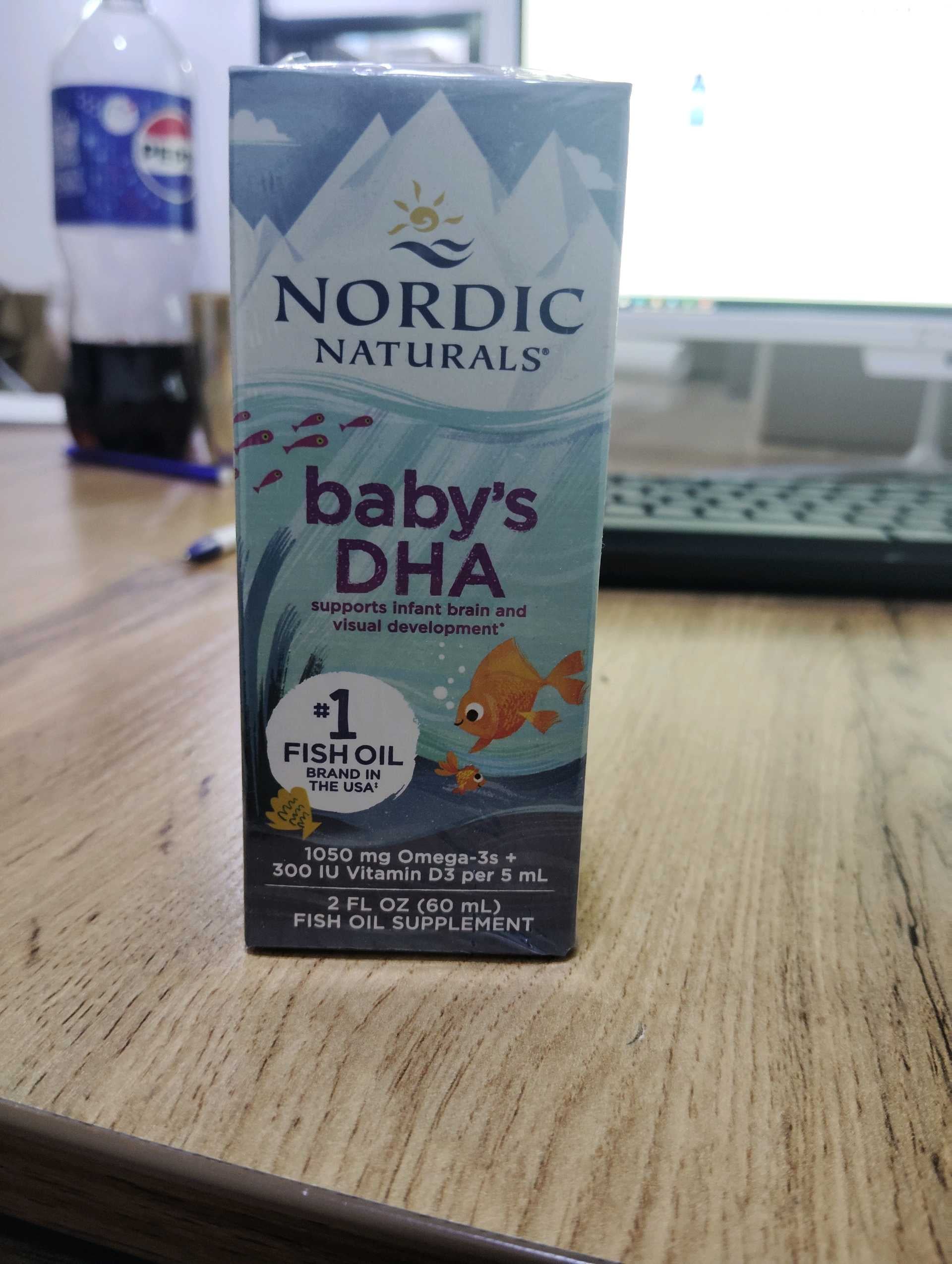 Nordic Naturals baby's DHA 1 fish oil 1050mg Omega 3+