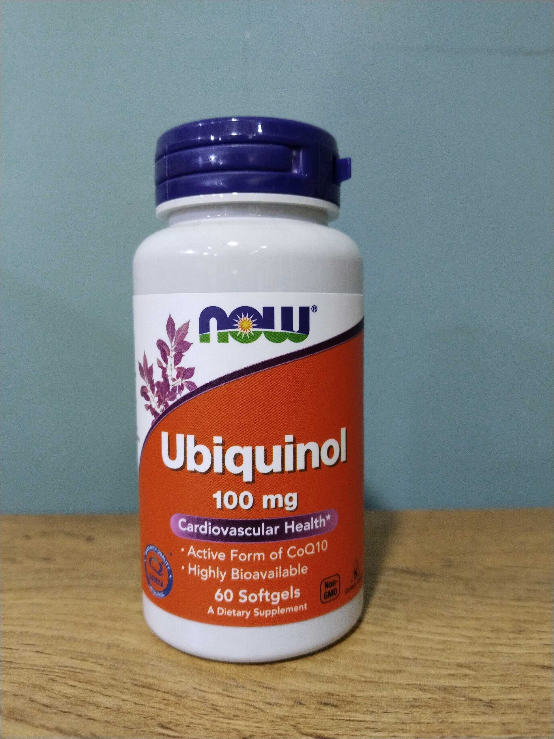 NOW UBIQUINOL 100MG  60 SGELS