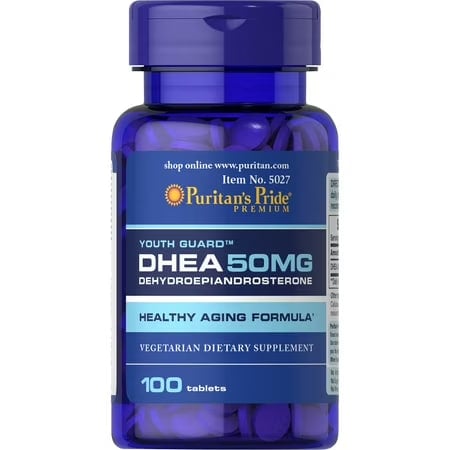 Puritan's Pride, Youth Guard™ DHEA 50mg, 100 Tablets