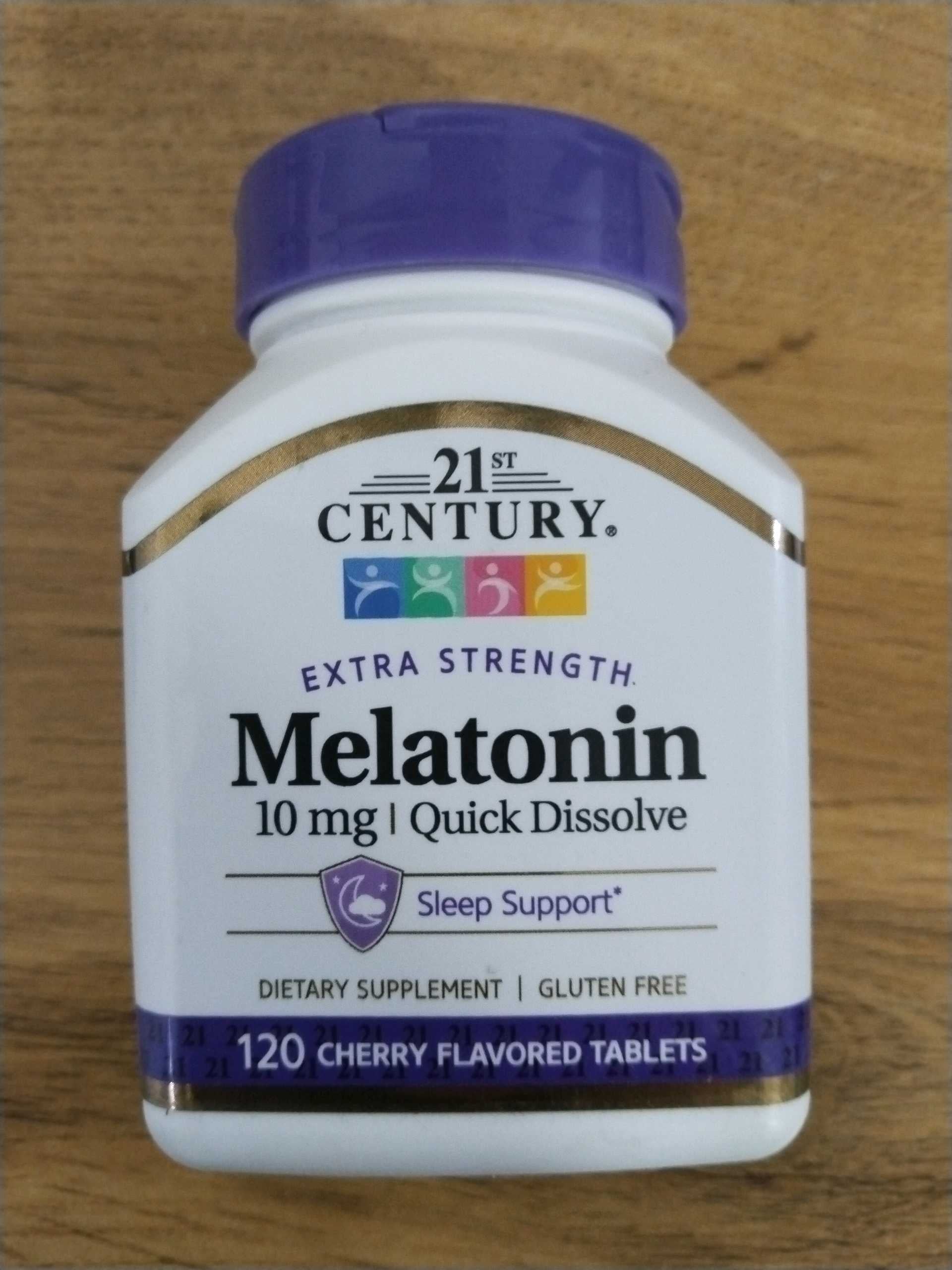 21st Century, Melatonin, Quick Dissolve, Cherry, 10 mg, 120 Tablets