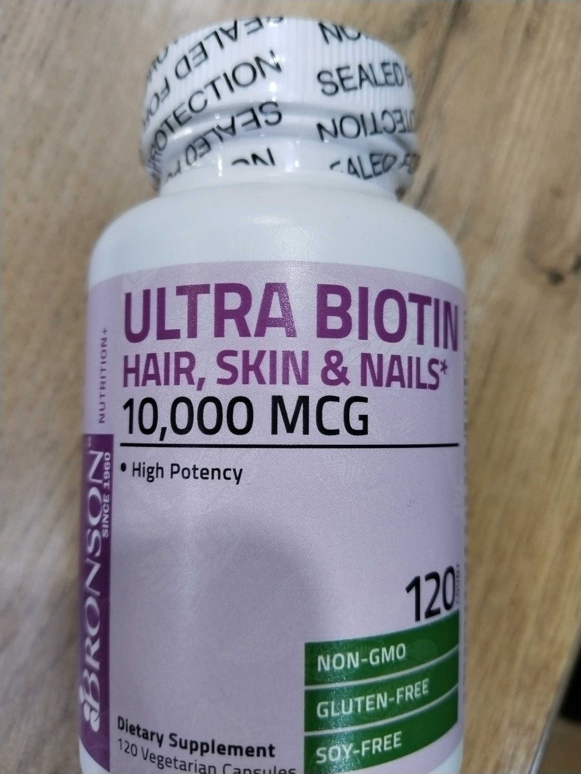 BRONSON Ultra Biotin Hair, Skin & Nails 10000 MCG