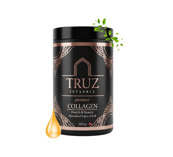 TRUZ ISTANBUL premium COLLAGEN , Type 1, 2, 3 ,  12000mg , 360g