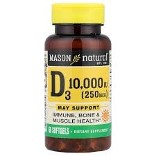 Mason natural D3 10 000iu 250mcg