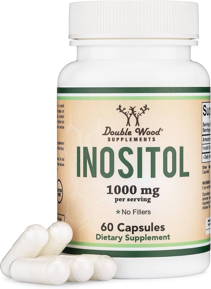 Double Wood Inositol (myo-Inositol) - 60 x 500 mg capsules