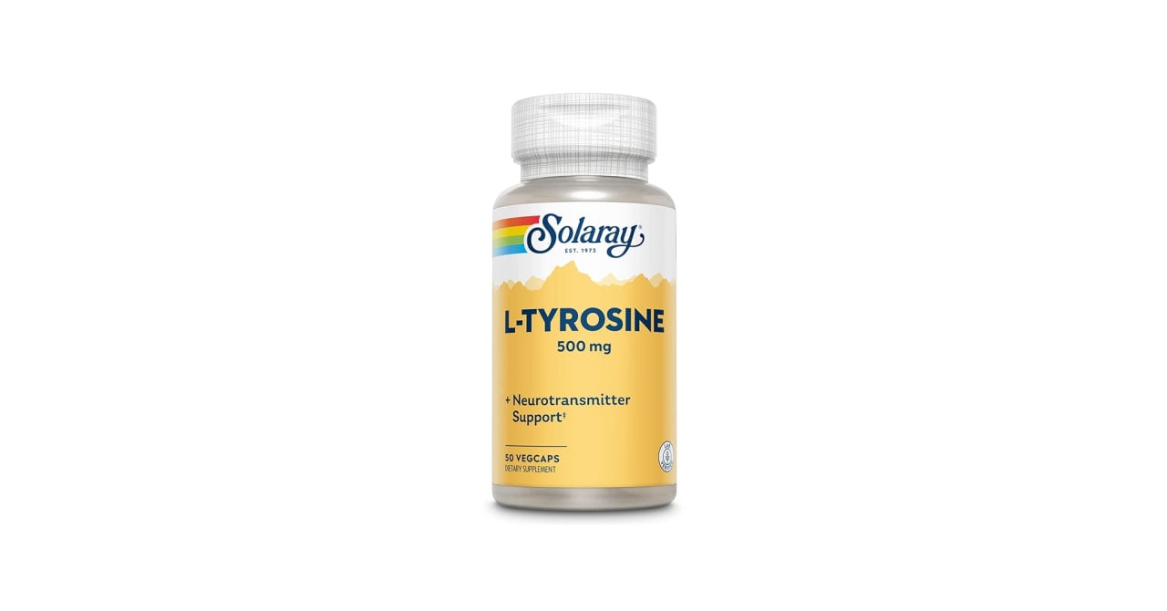 solaray l-tyrosine 500mg 50 veg cap