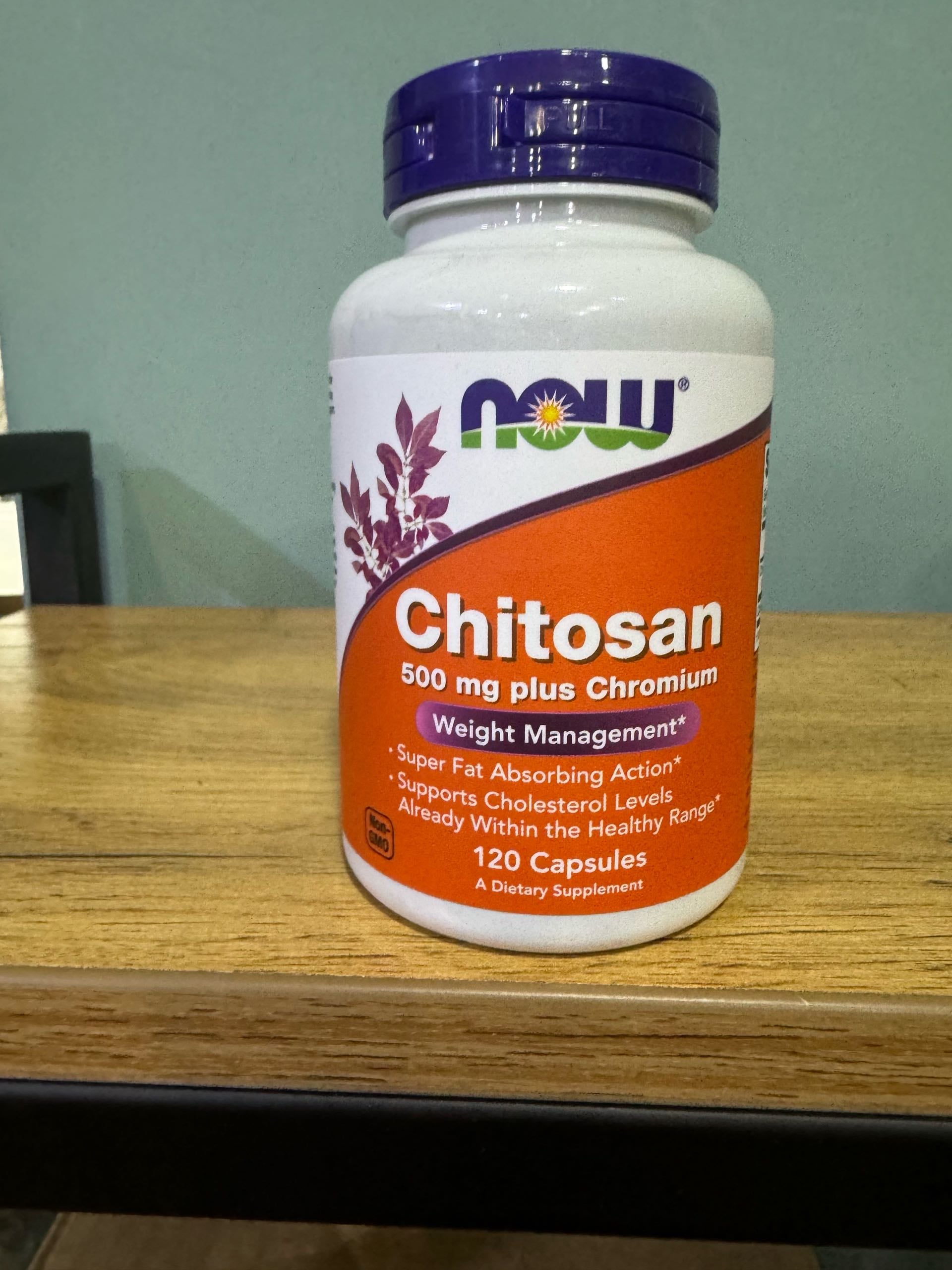 NOW Foods, Chitosan plus Chromium, 120 Capsules