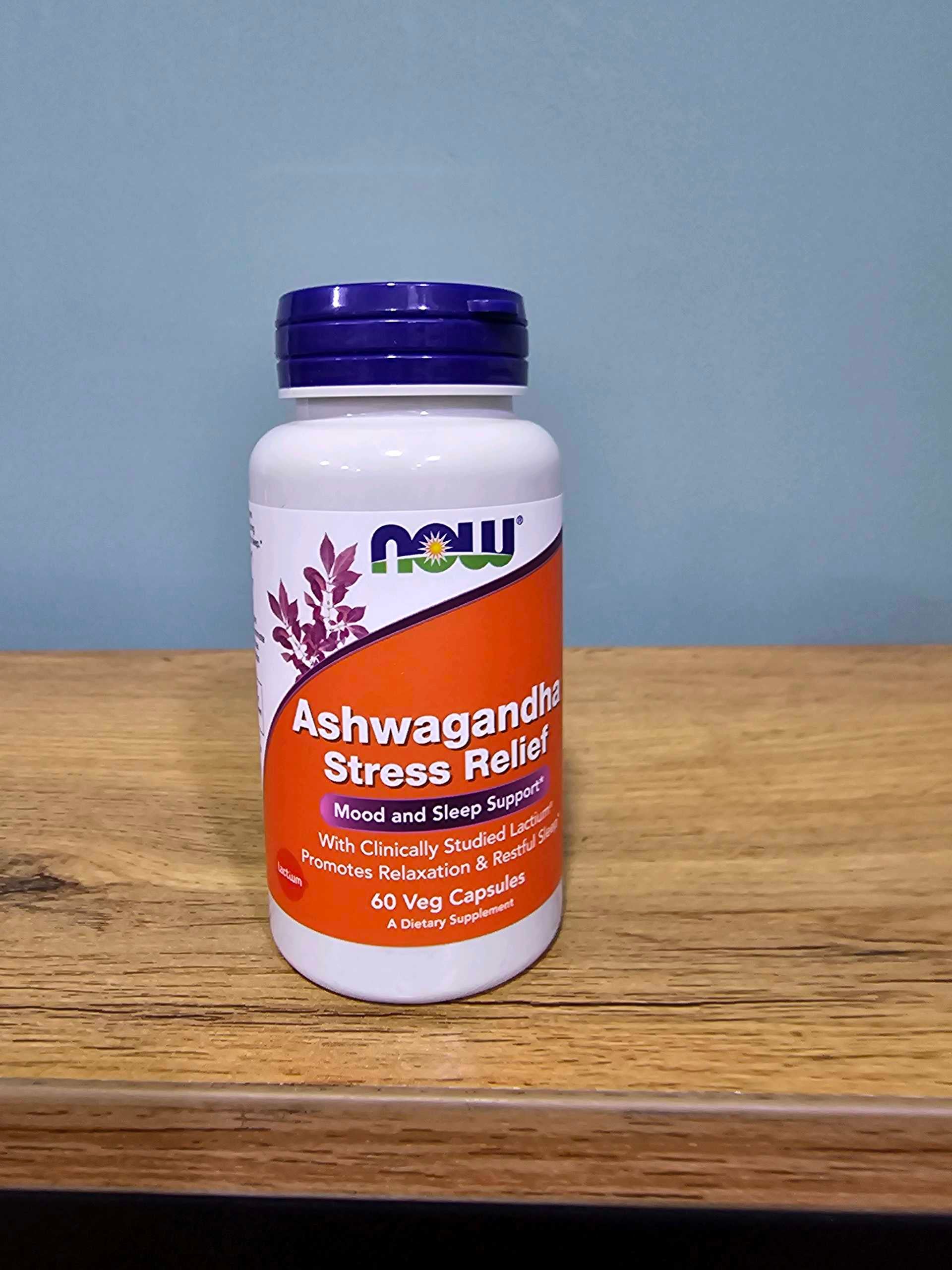 NOW Ashwagandha Strees Relief 60 veg
