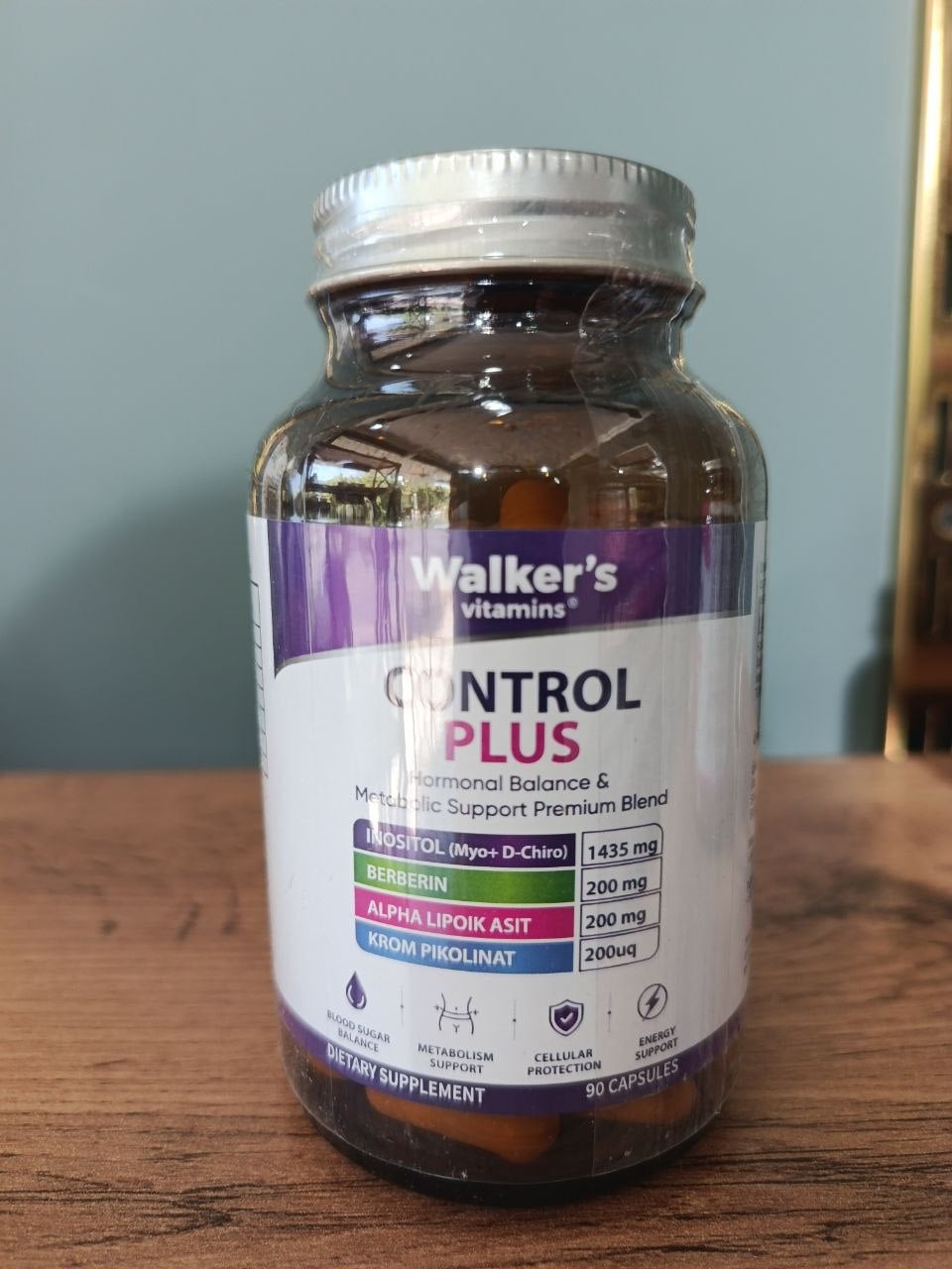WALKERS CONTROL PLUS 90 CAP