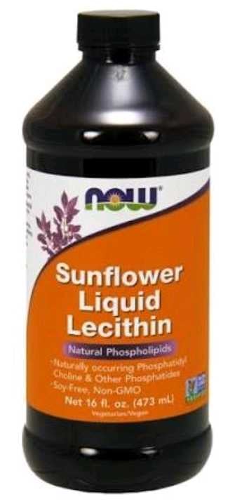 NOW Foods, Sunflower Liquid Lecithin, 16 fl oz (473 ml)