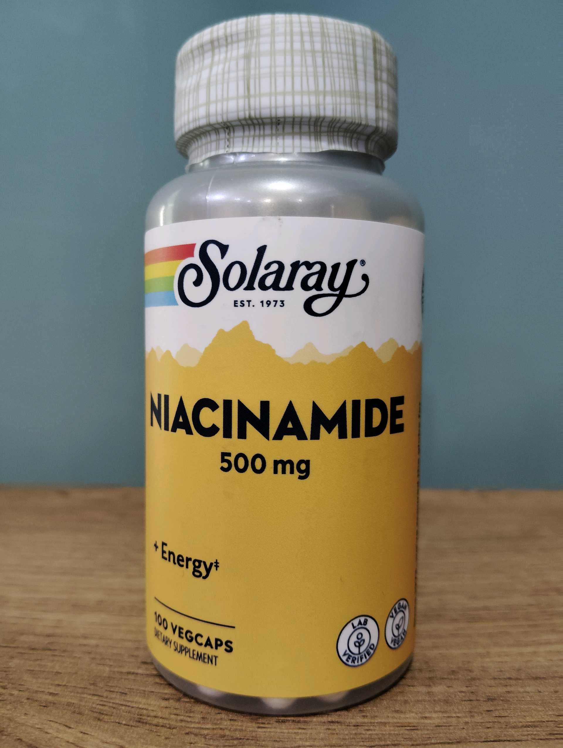 solaray niacinamide 500 mg 100veg gap