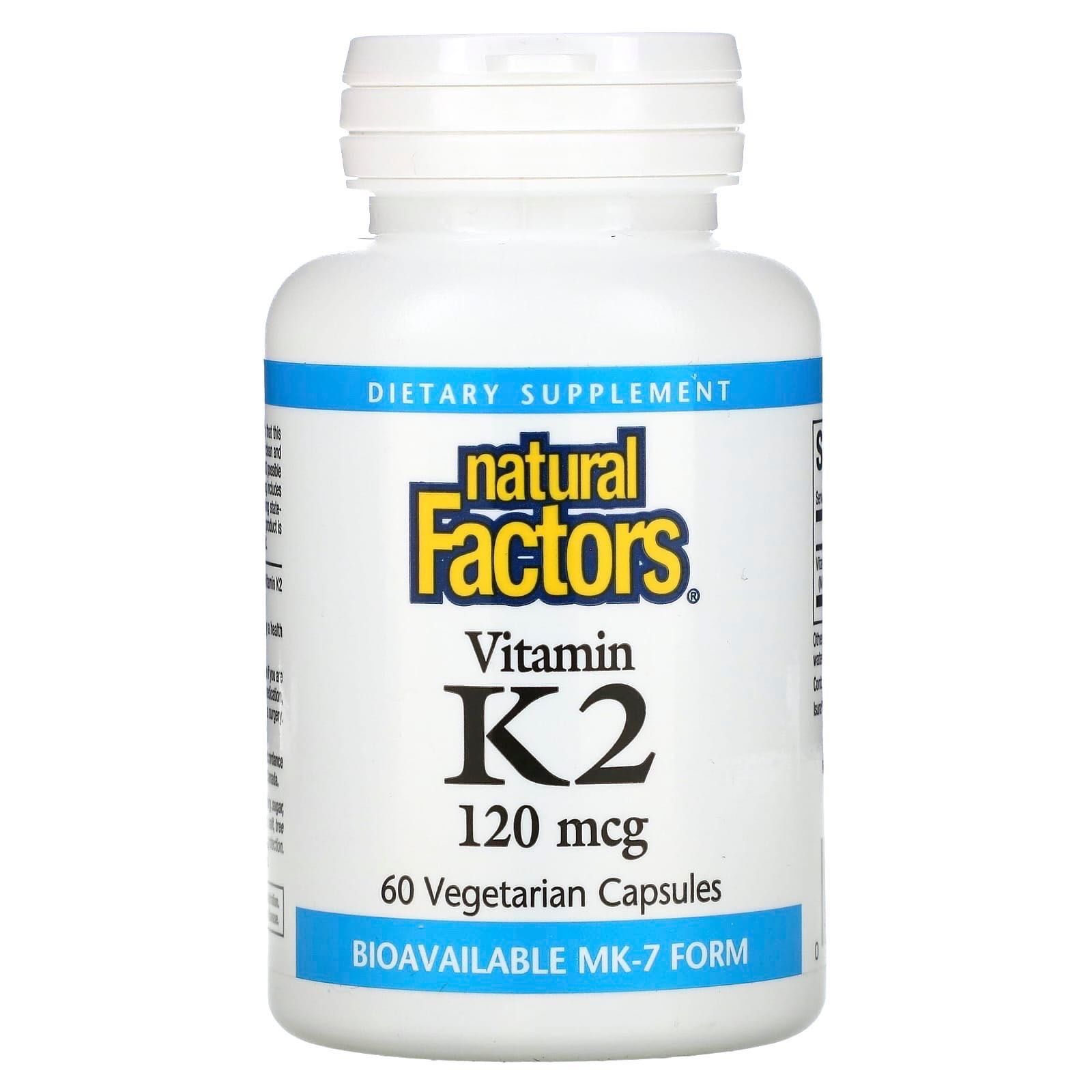 natural Factors K2 60 vcap