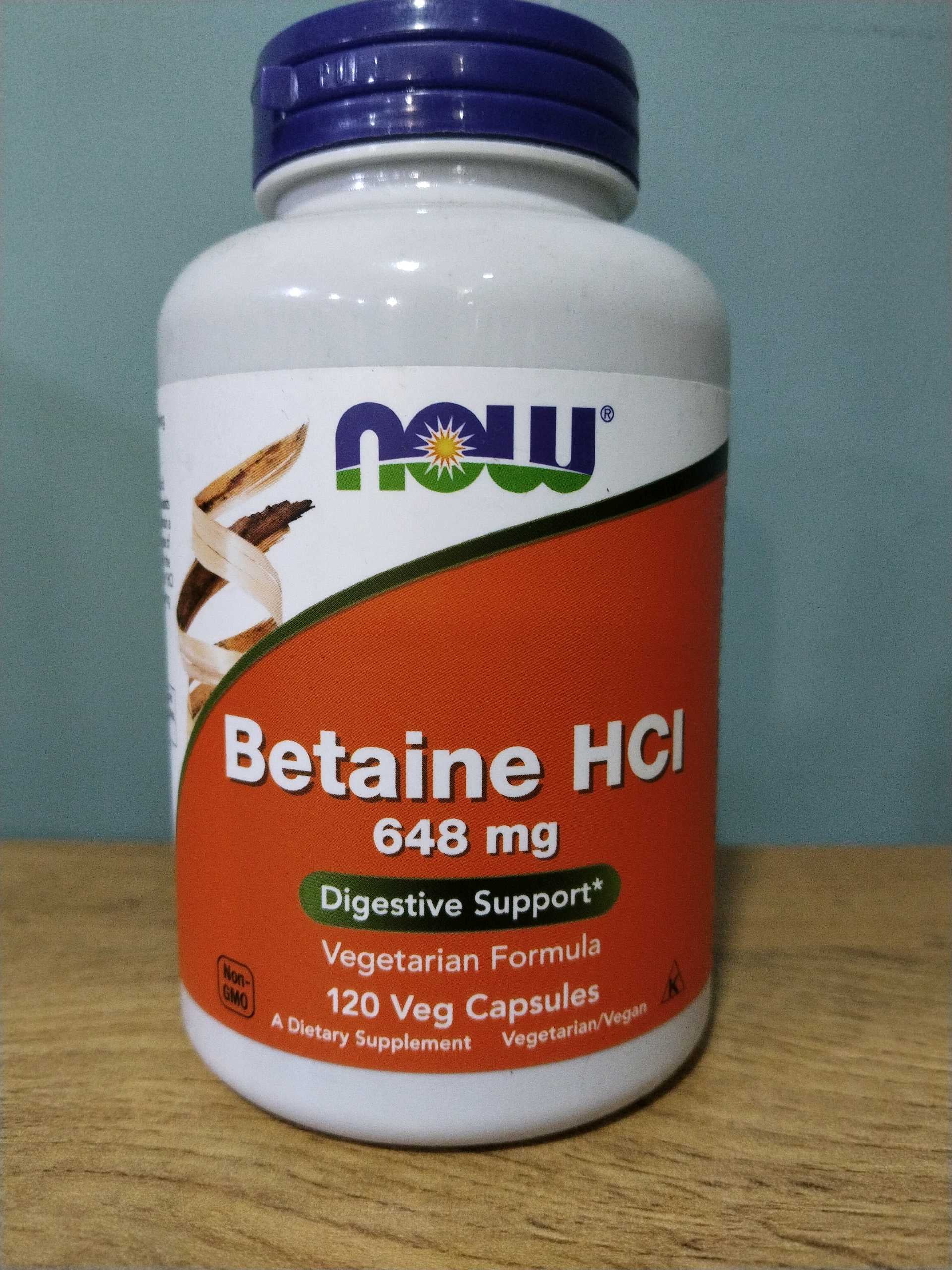 NOW FOODS BETAINE HCI 120CT
