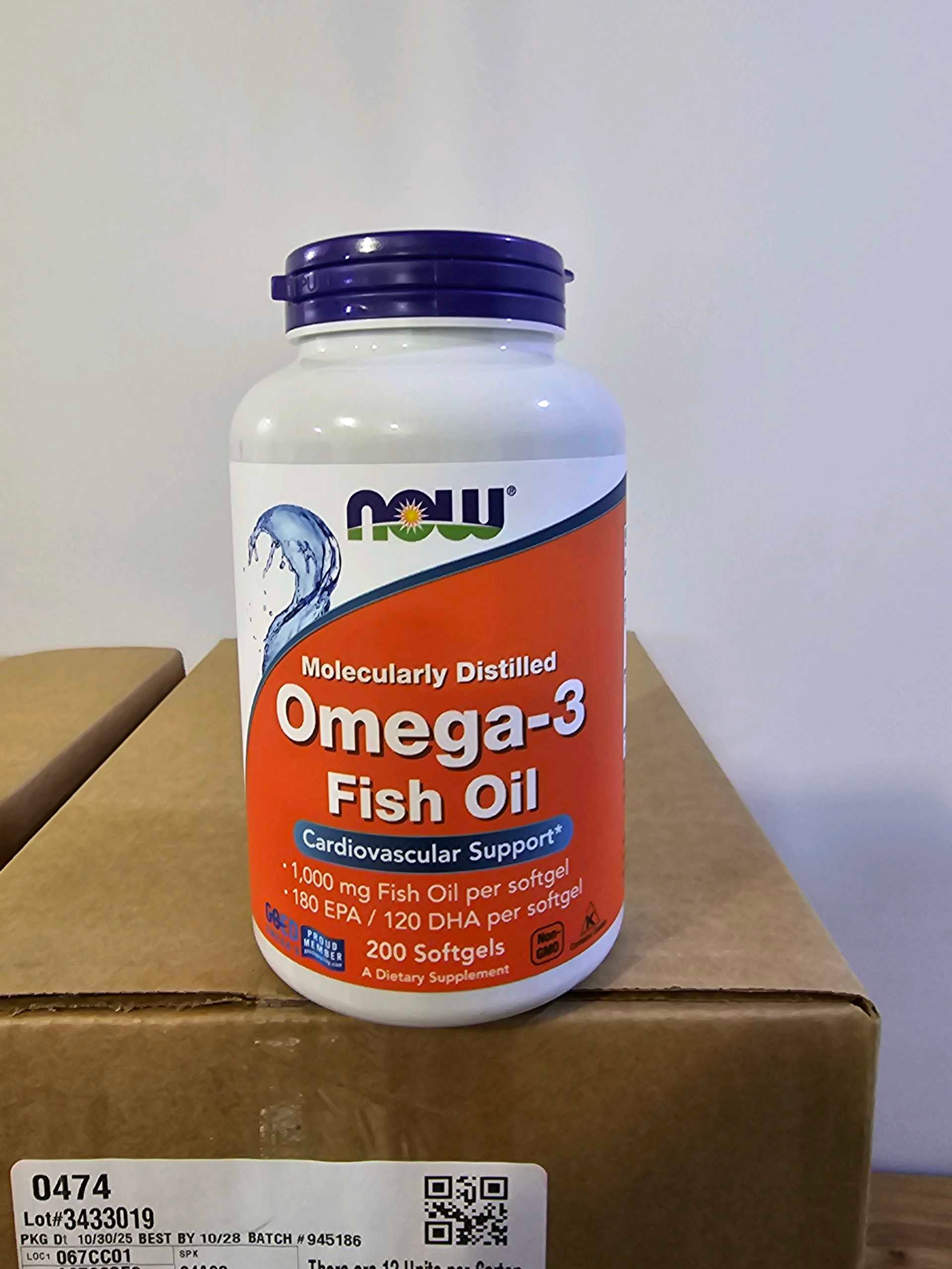 OMEGA 3 NOW 200 SOFTGELS