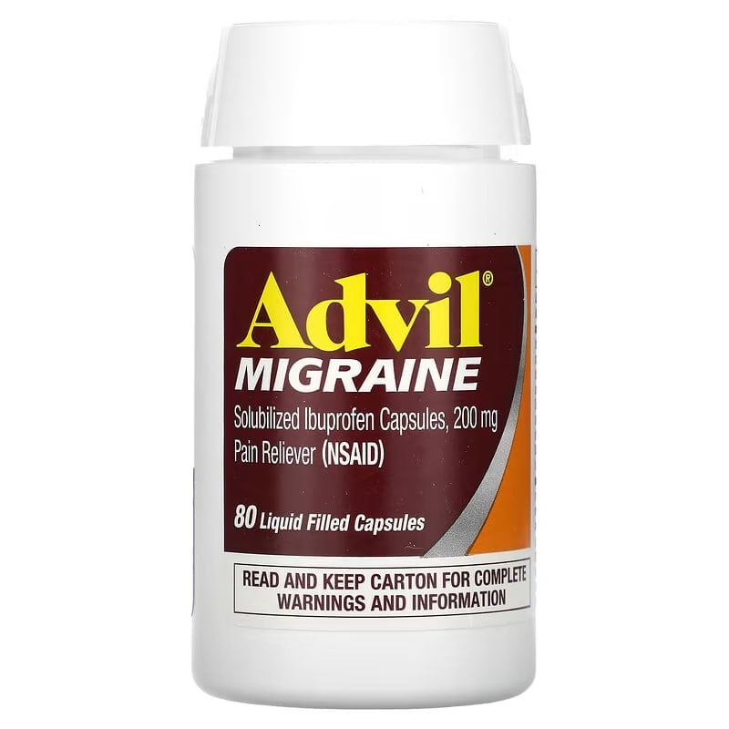 Advil Migraine 200 mg 80 liquid cap