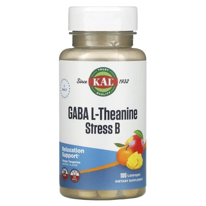 KAL GABA L-Theanine Stress B 100 lozegnes