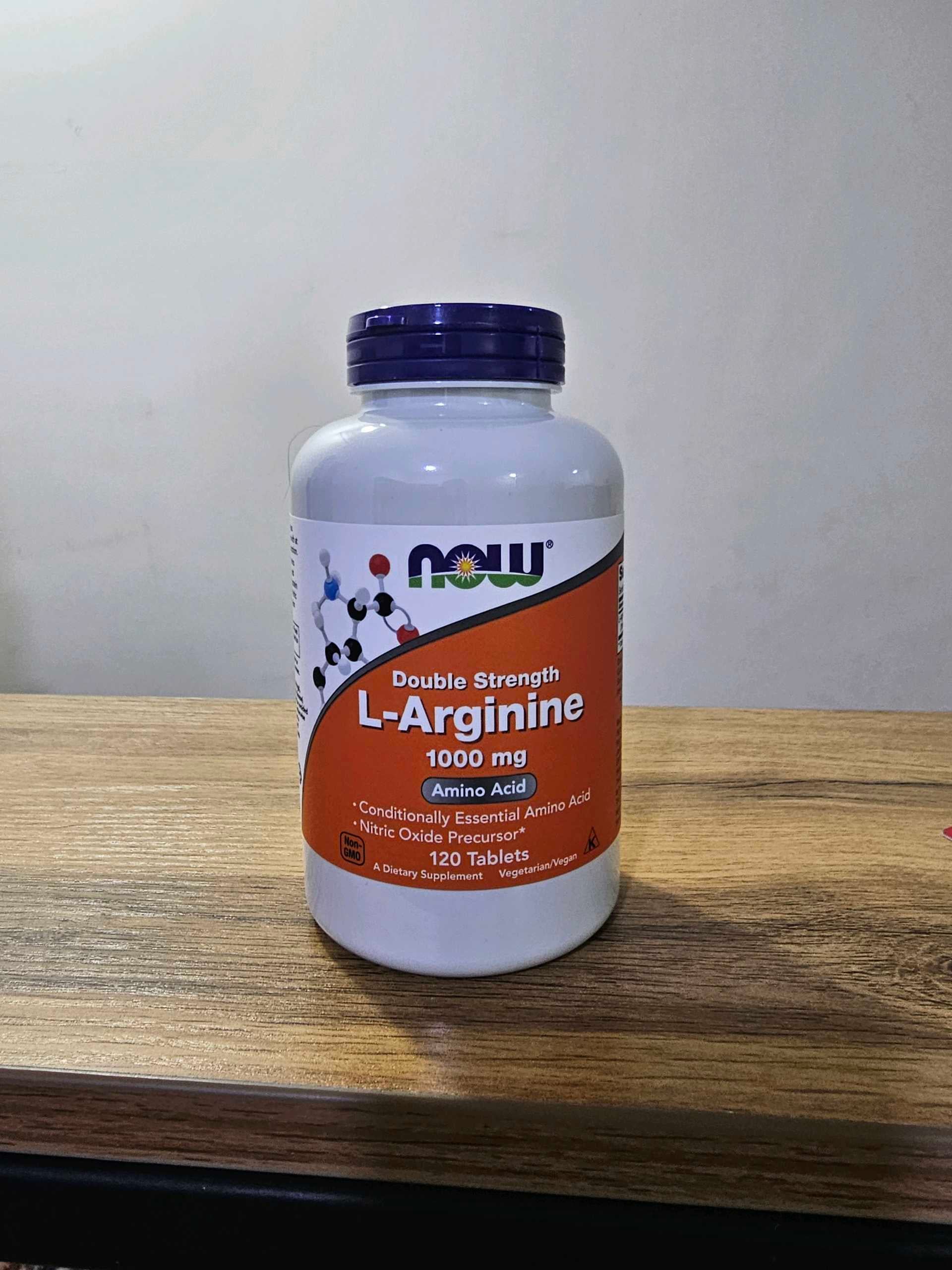 NOW L-Arginine 1000 mg 120 tabs