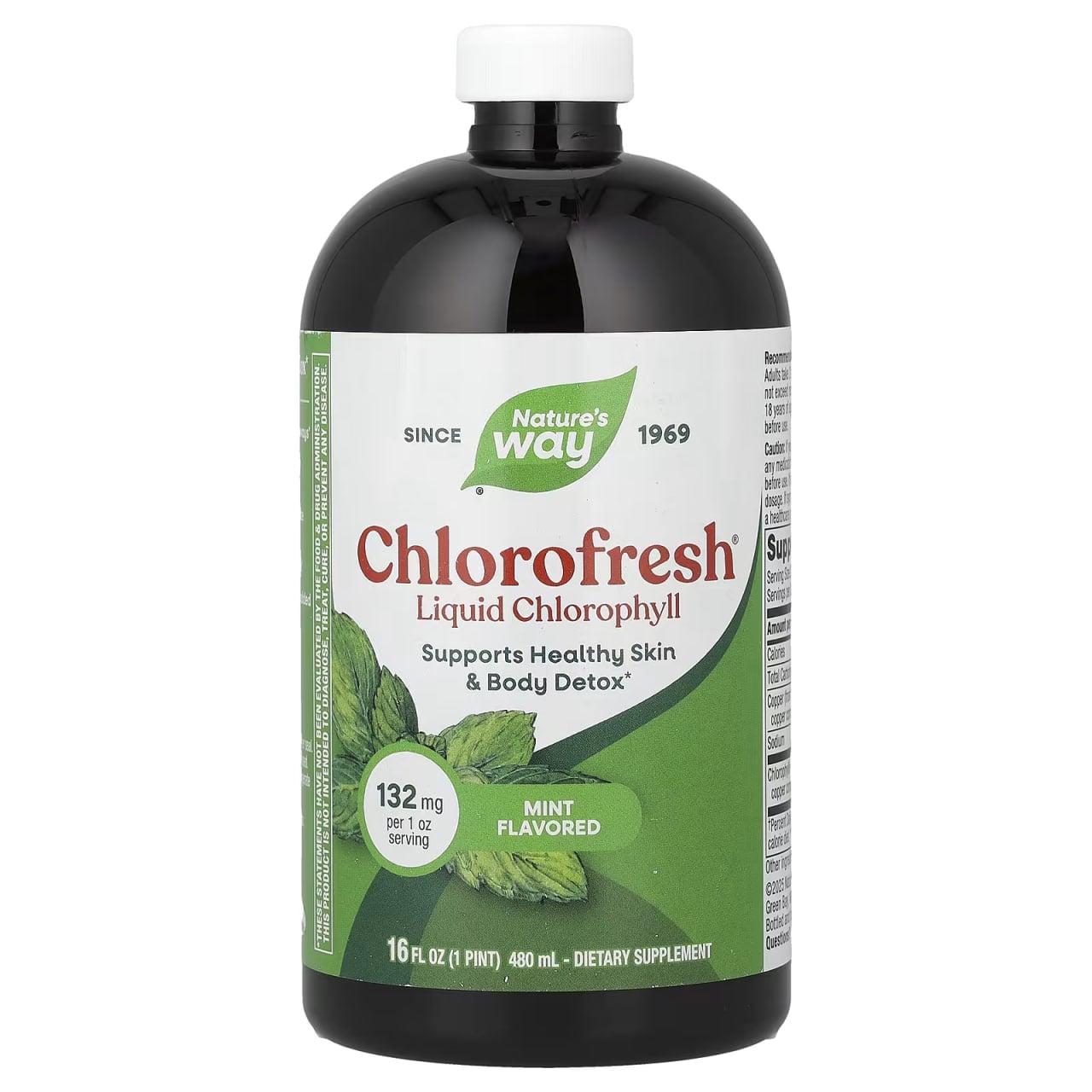 Chlorofresh Liquid Chlorophyll Unflavored 132 mg 16 fl oz (480 ml)