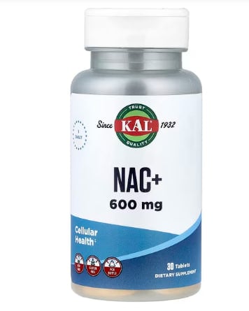KAL, NAC+, 600 mg, 30 Tablets
