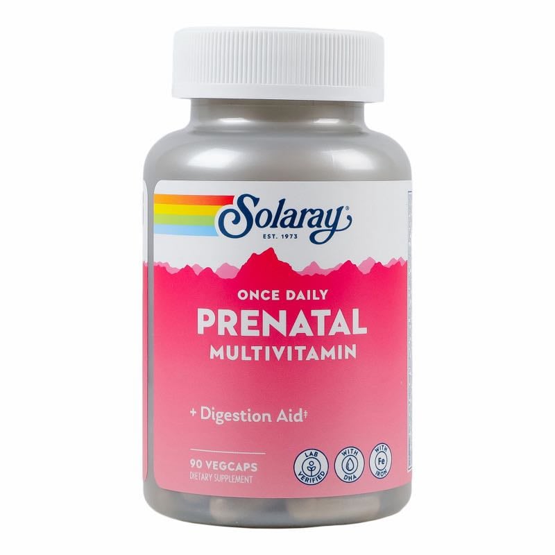 Solaray, Once Daily, Prenatal Multivitamin, 90 VegCaps