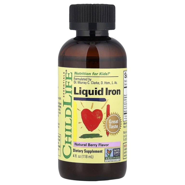 CHILDLIFE LIQUID IRON 10MG 118.50ML SECOM